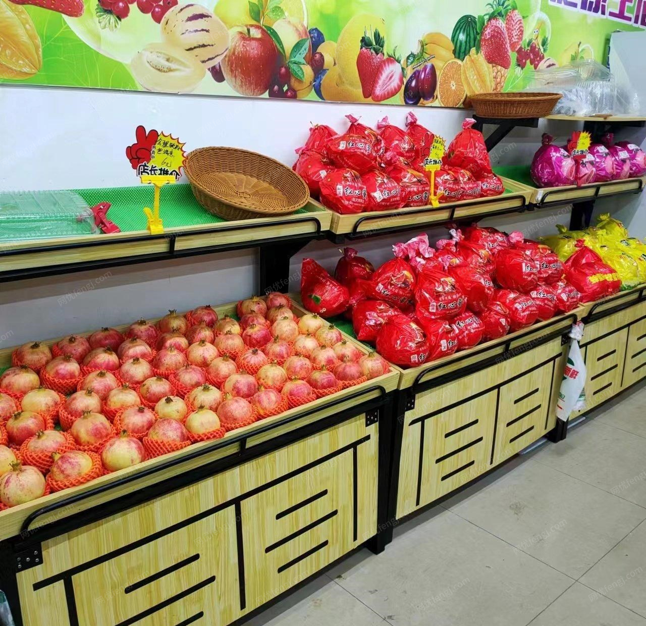 四川成都生鲜超市货架9成新优惠出售