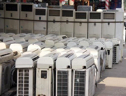 Jiangxi Xinyu has long-term integrity recycling of 100 waste air conditioners