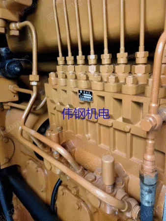 済柴の中古600KWディーゼルエンジンを売却