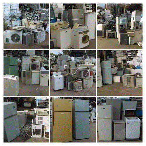 A large number of waste household appliances are recycled in Guangxi