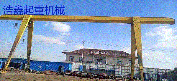 中古のガントリークレーン10トン販売スパン23メートル各7メートル吊るし10メートル上昇山東省
