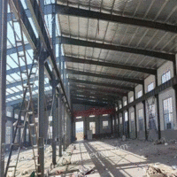 求购宽65米长96米高8米二手钢结构厂房