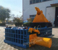 河南濮阳范县金属压块机 120吨液压废钢筋易拉罐生铁屑屑并机出售