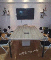 宁夏银川95成新会议桌便宜处理，2.4米*1.2米