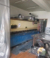 宁夏银川因拆迁着打包急出售在位一套4米剪板机，折弯机