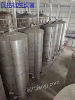 大量现货出售二手葡萄酒生产全套设备发酵罐 保温罐  低温罐 储存罐