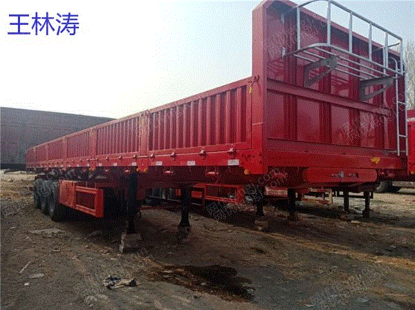 市场现货二手后翻自卸半挂车 手续齐全 包提户