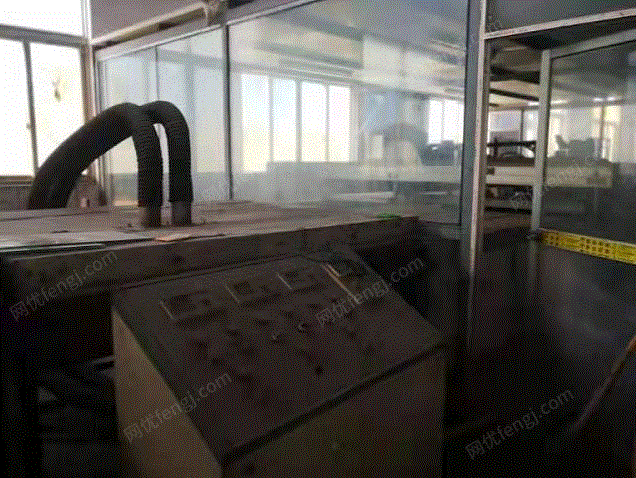 钢化玻璃厂处理丝印玻璃生产线1条（详见图）
