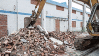 Qinghai specializes in demolishing closed enterprise buildings