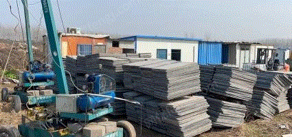 湖北荆州处理设备水泥砖，六棱块等预制品加工砖机一套