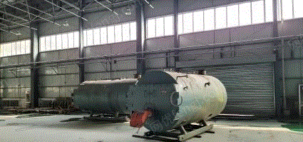 青海西宁打包出售二手2012年青岛胜利蒸汽锅炉2台,2.5吨公用