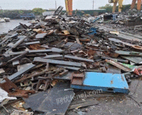 Qinghai Xining high-priced recycling factory 260 tons of scrap iron