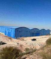 内蒙古鄂尔多斯闲置4000多平米彩钢铝制煤棚打包出售,价钱面议