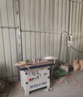安徽合肥出售九成新的推台锯，封边机，打孔机，气泵，买来只用了一个月不到
