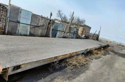 新疆乌鲁木齐转让150吨318加厚地磅，接收就能用
