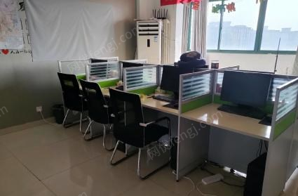 河南商丘公司不干了，电脑8台，员工工位椅子12套，经理桌两套打包出售