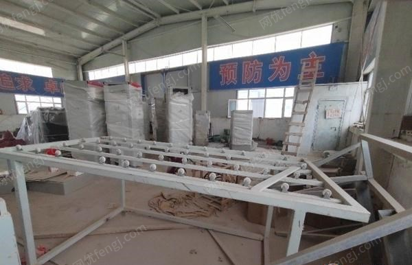 新疆和田转让闲置原装木塑板整套生产设备八九成新