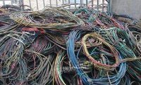 浙江高价回收废电缆40吨