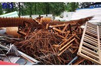 60 tons of scrap iron and steel recovered in Taizhou, Zhejiang Province