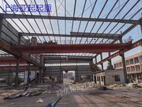 A batch of cranes QD 10T span 23.3 m are sold at a low price in Hangzhou construction site, Zhejiang Province