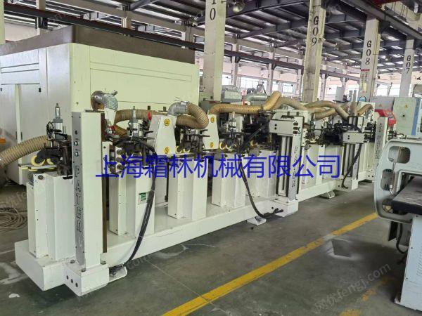 市场库存二手派特尔12头线条砂光机