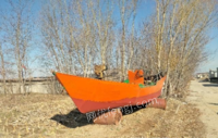辽宁葫芦岛出售铁质小渔船7.2米长