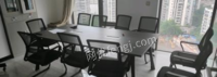 重庆九龙坡区办公室搬迁，出售2021年办公会议桌一套2.2米，含10把椅子
