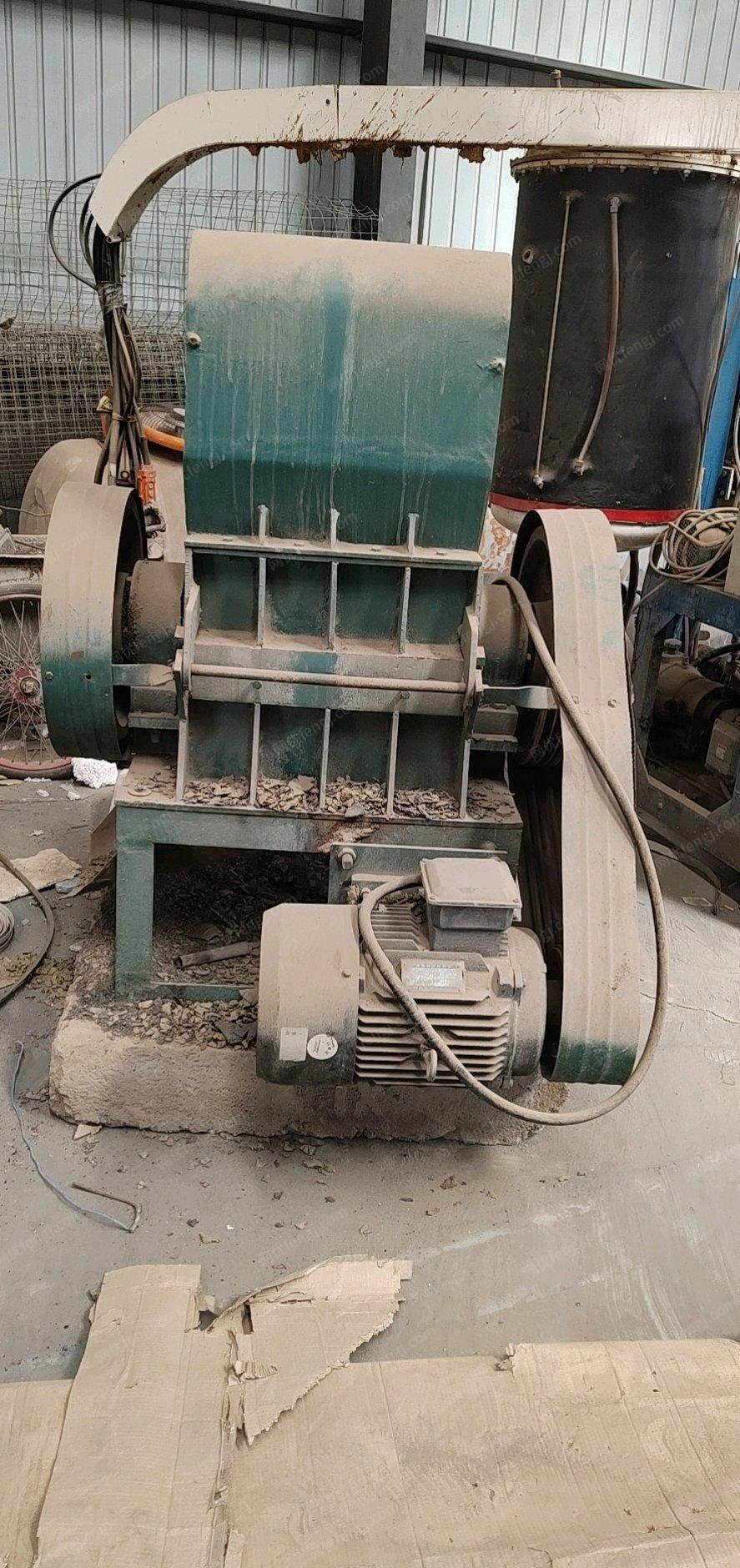 甘肃兰州出售七成新粉碎机，砂浆机，切割锯，蒸汽锅炉，螺旋钢管，使用半年