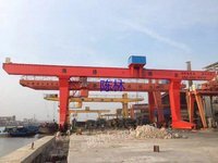 Buy second-hand 10 tons to 16 tons L-shaped gantry crane with a span of 40 meters without cantilever