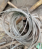 山东枣庄转让直径8亳米钢丝绳，长40米左右