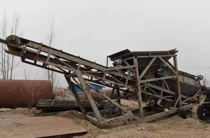 辽源本地低价转让全新二手制砂机破碎机滚筒筛沙机震动筛沙机无轴筛沙机 其它矿山设备转让