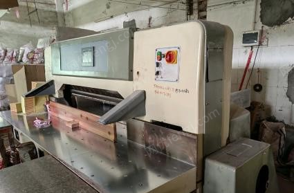 广东江门二手营业中申威达1360切纸机出售
