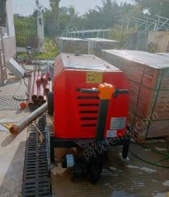 海南海口95新二次加压泵混泥土增压泵出售，只用过一次，活已做完