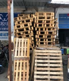 安徽芜湖二手木托盘出售,使用过一次