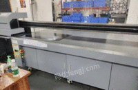 浙江湖州转让二手2513uv平板打印机广告加工板材玻璃喷绘机