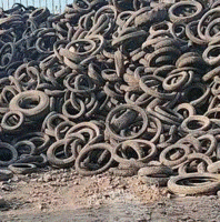 大量回收900-1200废旧轮胎 胶块 口皮