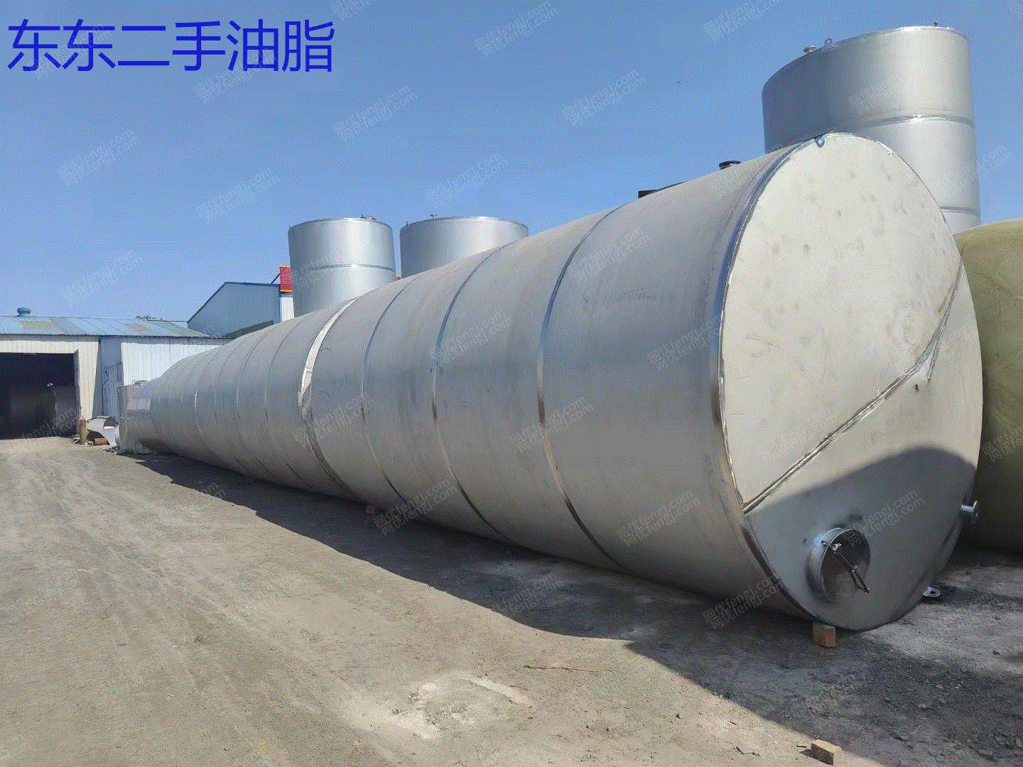 现货库存30立方卧式不锈钢储罐 化工储罐 葡萄酒储存罐