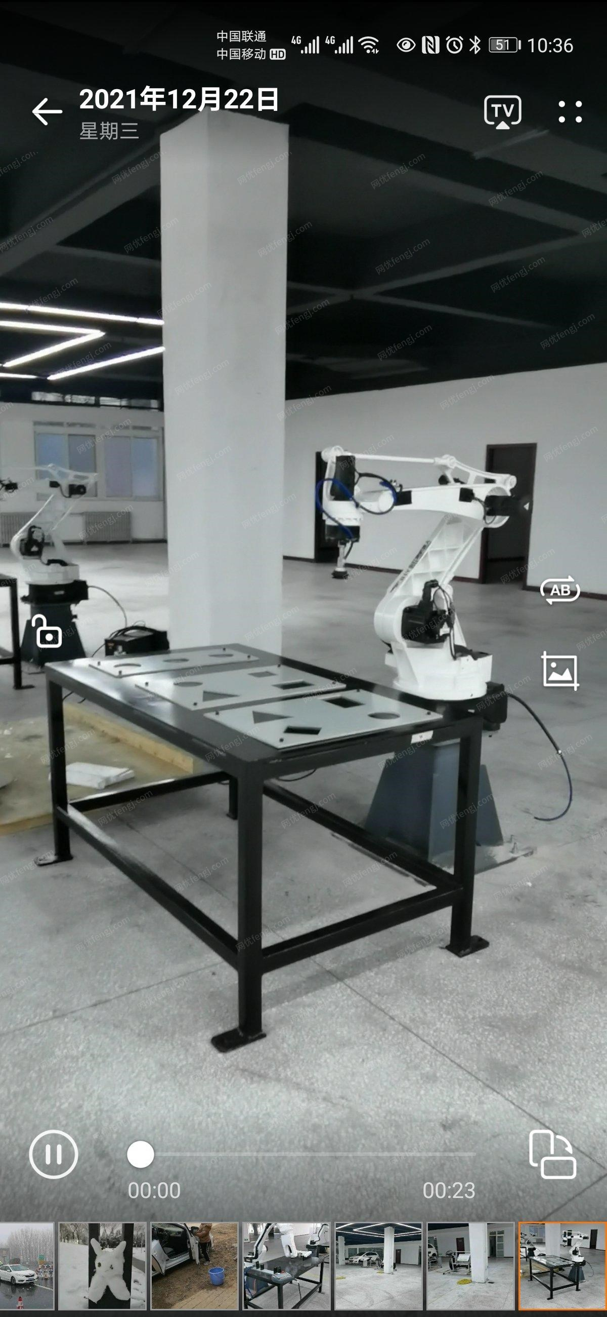 河南郑州出售全新工业机器人1台、装配机器人1台、码垛机器人1台、搬运机器人1台 