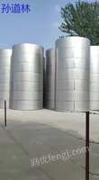长期出售二手储罐：100立方不锈钢储罐33台，直径3.88米，筒体高8.55米