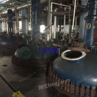 Second-hand stainless steel reaction kettle 1-50 tons second-hand stainless steel reaction kettle second-hand high-pressure reaction kettle all models are complete and accessories are complete