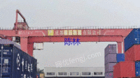 Чэнду, Провинция Сычуань, Продает Подержанный Контейнерный Портальный Кран Рельсового Типа 40.5T-40M