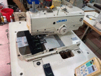 广东回收二手重机缝纫机，电脑圆头锁眼机