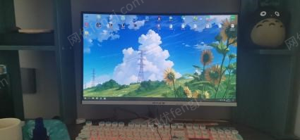 云南丽江出售台式电脑主机+电脑+键盘鼠标耳机