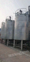 Sales of second-hand dairy fermentation tanks 15 cubic meters 5 sets 30 cubic meters 4 sets