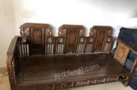 山东潍坊出售红木沙发六件套成色新