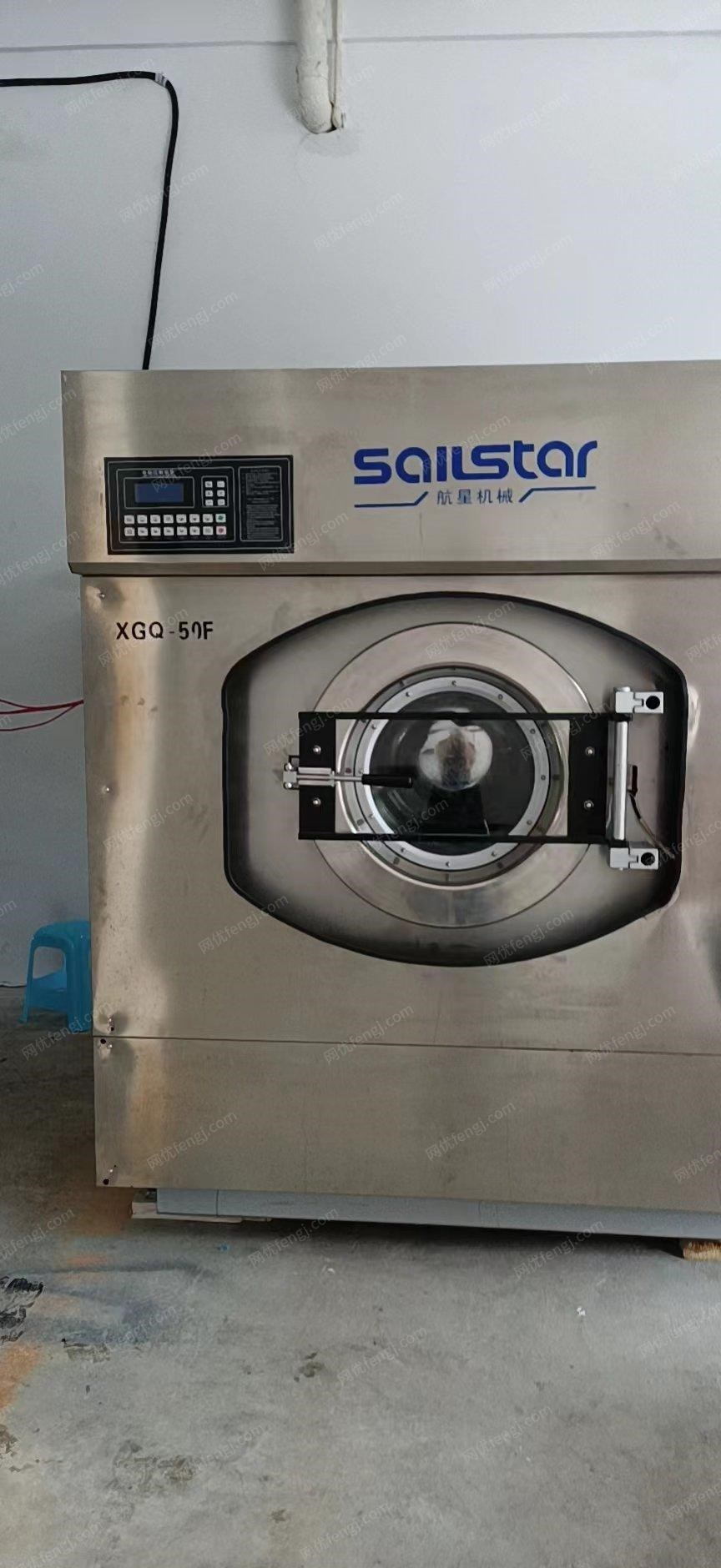 贵州贵阳出售8成新50公斤布草水洗机，正常使用中