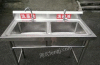 湖南郴州出售9成新不锈钢双池洗菜池