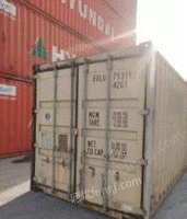 江苏南通求购40尺二手集装箱柜，2.6米高，12米长