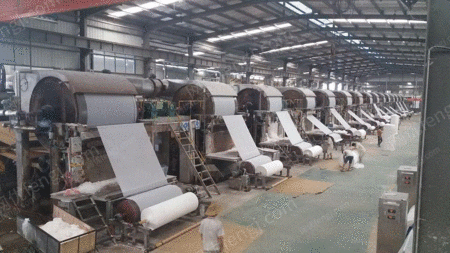 双缸造纸机出售