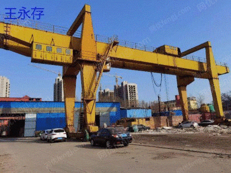 中古40/10トンの二重主桁ガントリークレーンを低価格で処分陝西省